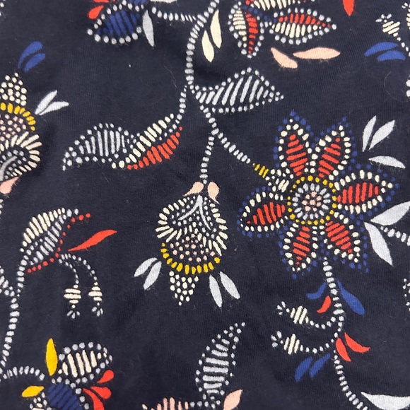 Old Navy Kids Floral Dress - Navy and Red - Picture 2 of 5